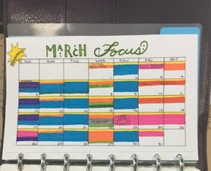 Monthly Focus Page