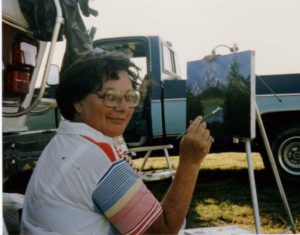 Mom Painting